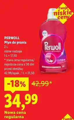 Lidl Płyn do prania Perwoll oferta
