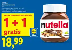 Lidl Krem czekoladowy Nutella oferta