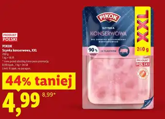 Lidl Szynka Pikok oferta