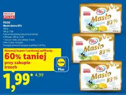 Lidl Masło Pilos oferta