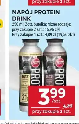 Stokrotka Napój Protein Drink Zott oferta