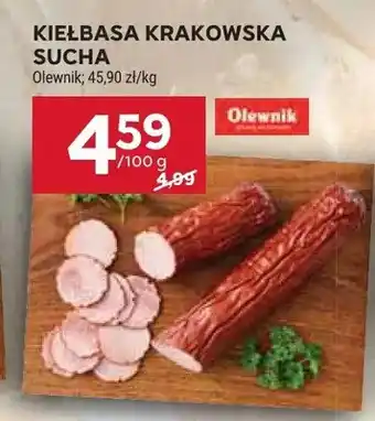 Stokrotka Kiełbasa krakowska sucha Olewnik oferta