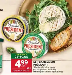 Stokrotka Ser Camembert Président Naturalny oferta