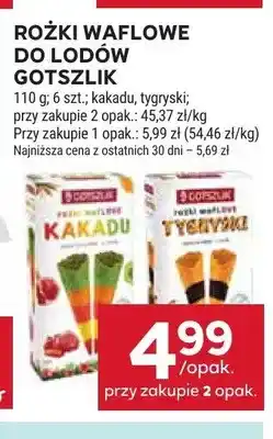 Stokrotka Rożki waflowe do lodów Gotszlik Kakadu oferta