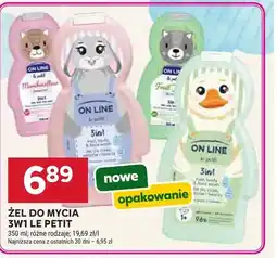 Stokrotka Żel do mycia 3w1 Le Petit On Line oferta