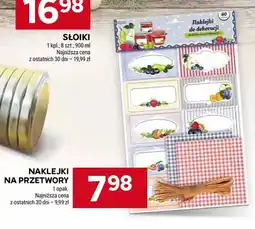 Stokrotka Naklejki na przetwory oferta