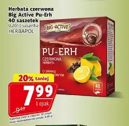 Prim Market Big Active Herbata czerwona Pu-Erh oferta