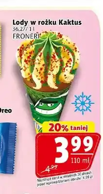 Prim Market Froneri Lody w rożku Kaktus oferta