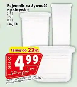 Prim Market Dajar Pojemnik na żywność z pokrywką oferta