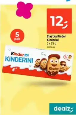 Dealz Ciastka Kinder Kinderini 5-pak oferta