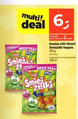 Dealz Kwaśne żelki Nimm2 Śmiejżelki Happies MEGA PAKA oferta
