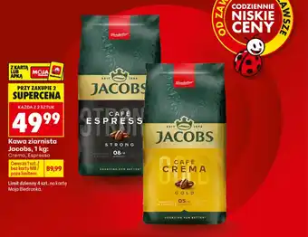 Biedronka Kawa ziarnista Jacobs oferta