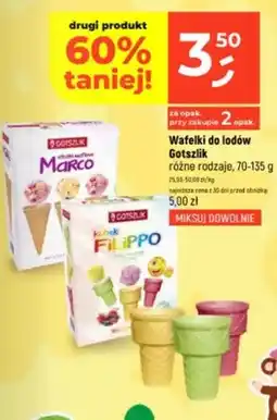 Dealz Wafelki do lodów Gotszlik Marco oferta
