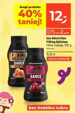 Dealz Sos Allnutrition FitKing Delicious bez dodatku cukru oferta