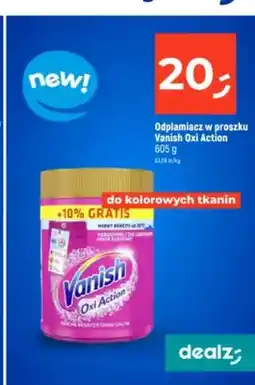 Dealz Odplamiacz w proszku Vanish Oxi Action do kolorowych tkanin oferta