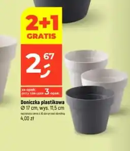 Dealz Doniczka plastikowa 17cm wys. 11,5cm oferta