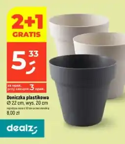Dealz Doniczka plastikowa 22cm wys. 20cm oferta