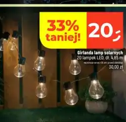 Dealz Girlanda lamp solarnych 20 lampek LED dł. 4,85m oferta