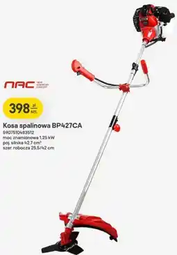Castorama Kosa spalinowa NAC BP427CA moc znamionowa 1,25kW poj. silnika 42,7 cm³ szer. robocza 25,5/42cm oferta