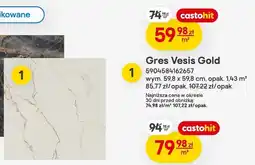 Castorama Gres Vesis Gold wym. 59,8x59,8cm oferta