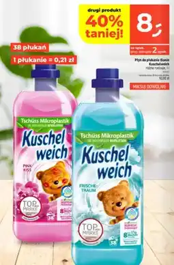 Dealz Płyn do płukania tkanin Kuschelweich Pink Kiss 38 płukań oferta