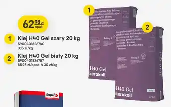 Klej H40 Gel szary Kerakoll