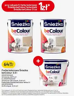 Castorama Farba kolorowa Śnieżka beColour BC07 Klasyczna Mokka oferta
