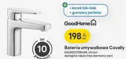 Castorama Bateria umywalkowa GoodHome Cavally chrom oferta