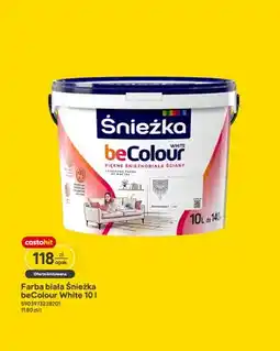 Castorama Farba biała Śnieżka beColour White oferta