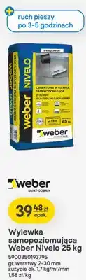 Wylewka samopoziomująca Weber Nivelo