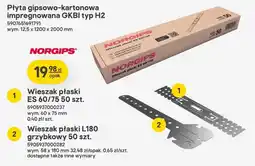 Castorama Wieszak płaski ES 60/75 NORGIPS 50-pak 60x75mm oferta