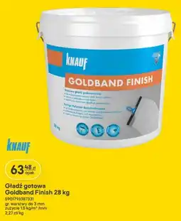 Castorama Gładź gotowa KNAUF Goldband Finish gr. warstwy do 3mm oferta