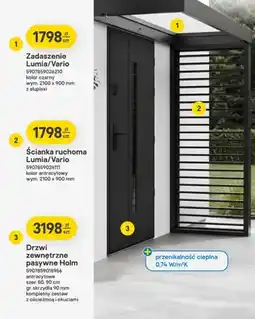 Castorama Drzwi zewnętrzne pasywne Holm oferta