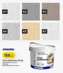 Castorama Tynk silikonowy KREISEL baranek 1,5mm oferta