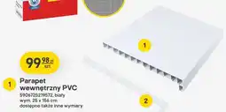 Castorama Parapet wewnętrzny PVC biały wym. 25x156cm oferta