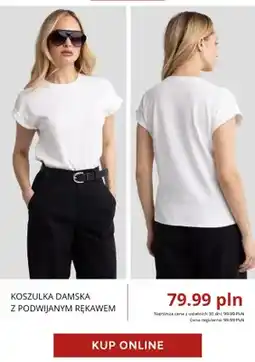 Big Star Koszulka damska z podwijanym rękawem oferta