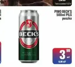 TomiMarkt Piwo Beck's Pils puszka oferta