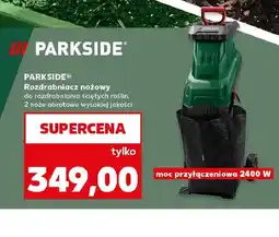 Kaufland Rozdrabniacz nożowy do rozdrabniania ściętych roślin Parkside 2400W oferta