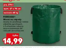 Kaufland Worek na odpady Parkside oferta