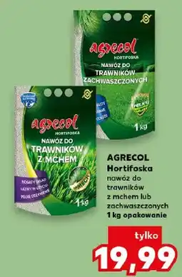 Kaufland Nawóz do trawników z mchem Hortifoska Agrecol oferta