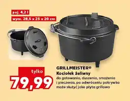 Kaufland Kociołek żeliwny GRILLMEISTER poj. 4,2l wym. 28,5x25x20cm oferta