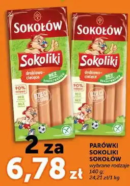 ABC Parówki drobiowo-cielęce Sokołów Sokoliki oferta
