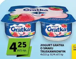 ABC Jogurt Danone Gratka o smaku truskawkowym 4-pak oferta