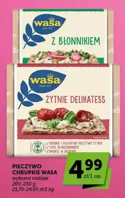 ABC Pieczywo chrupkie żytnie delikatess wasa oferta