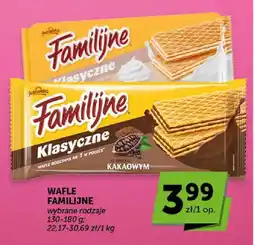 ABC Wafle klasyczne o smaku kakaowym familijne oferta