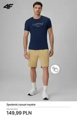4F Spodenki casual męskie 4F oferta