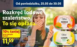 Lidl Sorbet malina Gelatelli oferta