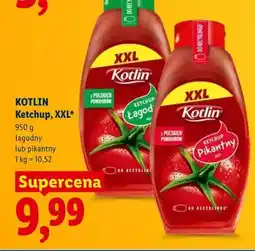 Lidl Ketchup XXL pikantny Kotlin oferta