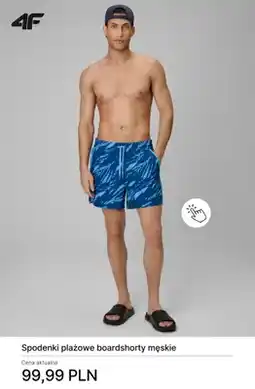 4F Spodenki plażowe boardshorty męskie 4F oferta