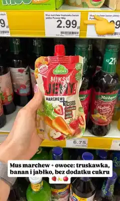 Dino Mus marchew truskawka banan jabłko Purena oferta